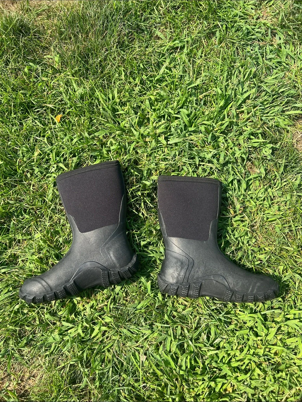 Unisex Black Muck Boots Hoser Waterproof Mid Boots
